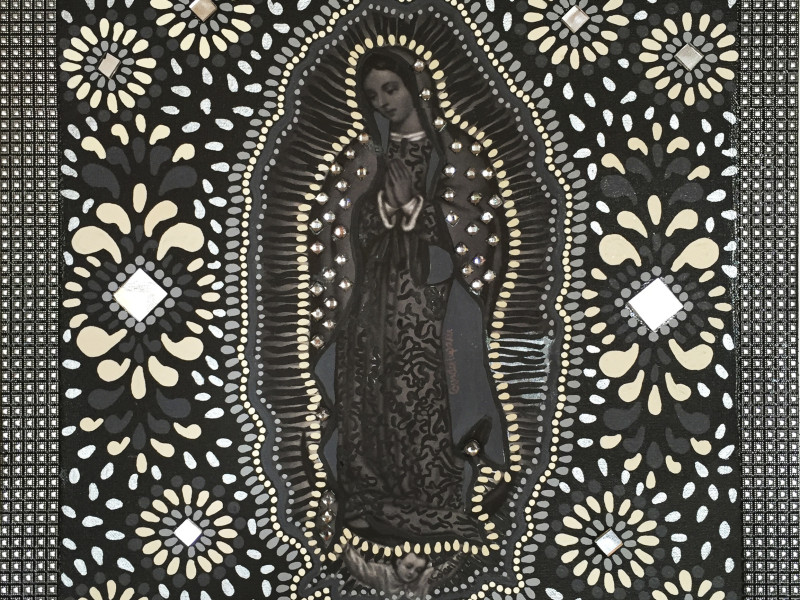 Guadalupana en negro